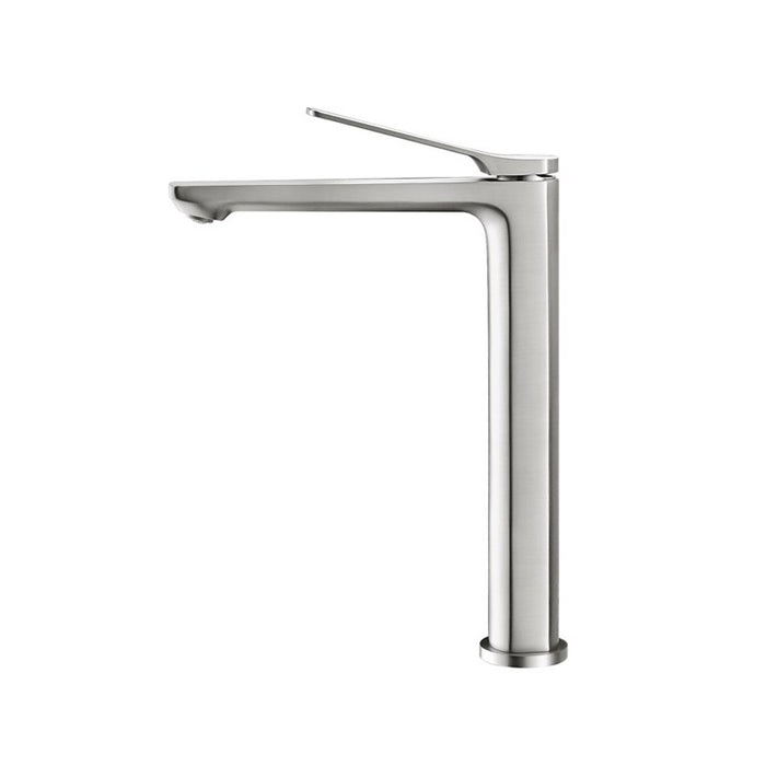Rushy Tall Basin Mixer Brushed Nickel