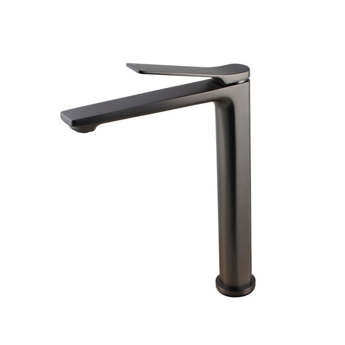 Rushy Tall Basin Mixer Brushed Gunmetal