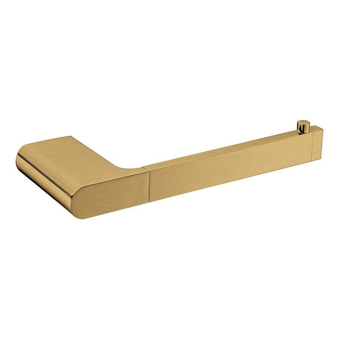 Vela Toilet Roll Holder Brushed Gold