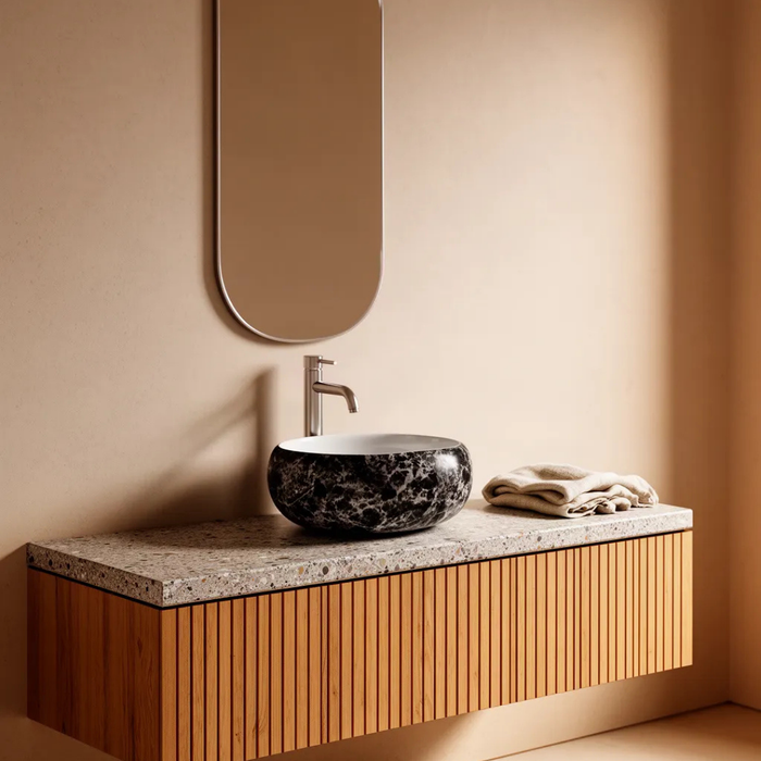Bowl Ceramic Wash Basin 350 Black And White