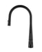 Aria Pull Out Mixer in Matte Black with curved spout and pull out handpiece