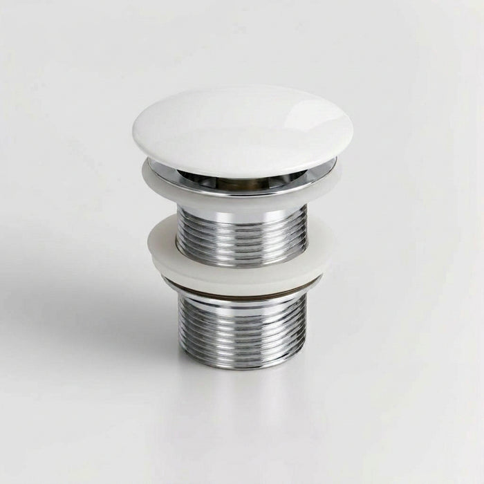 Ceramic Basin Pop-Up Waste - Glossy White