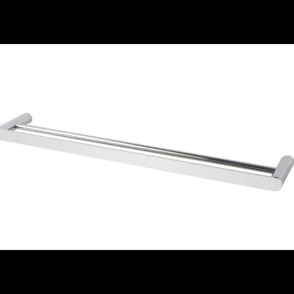 Domo Double Towel Rail 800mm - Chrome