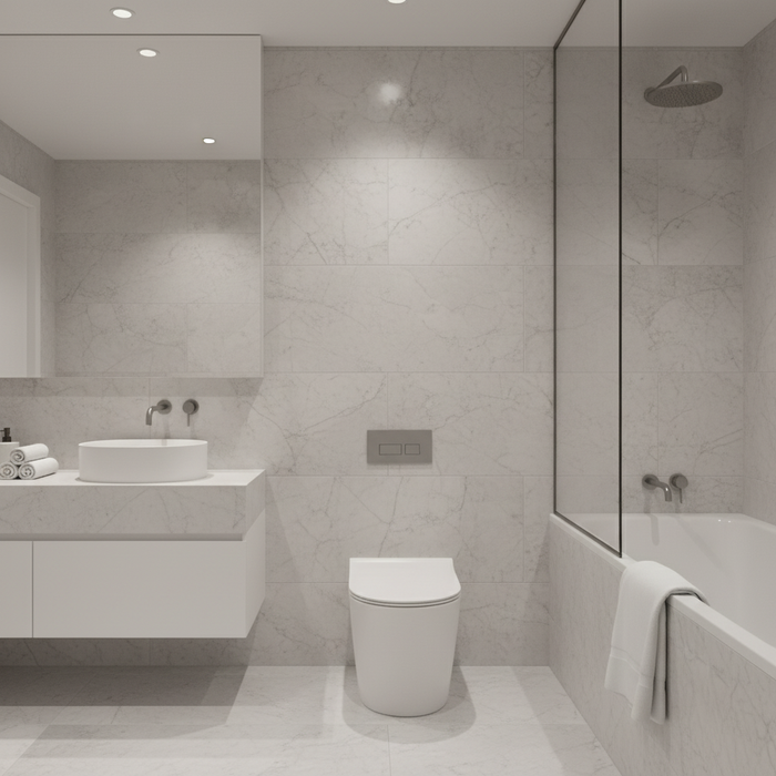 In-Wall Tornado Rimless Floor Toilet Pan