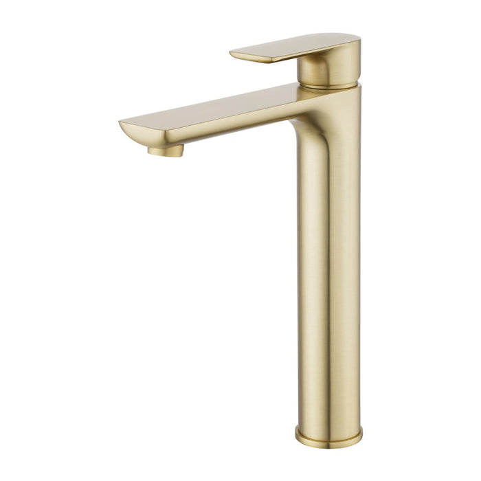 VOG Tall Basin Mixer Light Brushed Brass