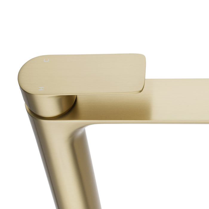 VOG Tall Basin Mixer Light Brushed Brass