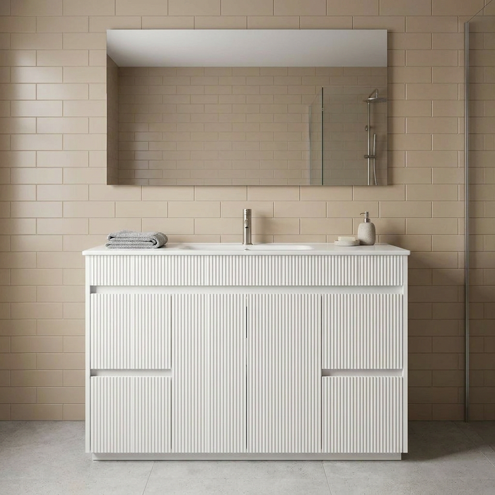 Luna 1200 Freestanding Fluted Vanity