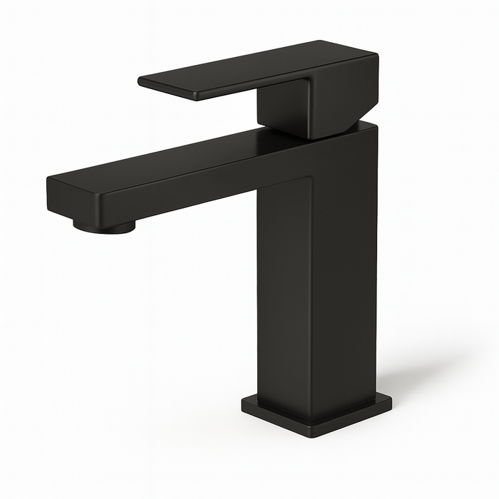 Bresso Square Short Basin Mixer