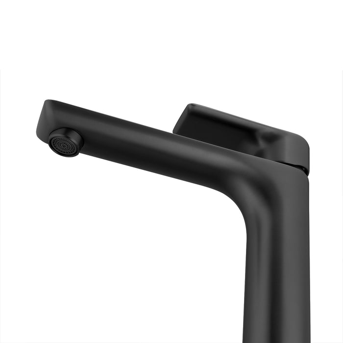 VOG Tall Basin Mixer Black