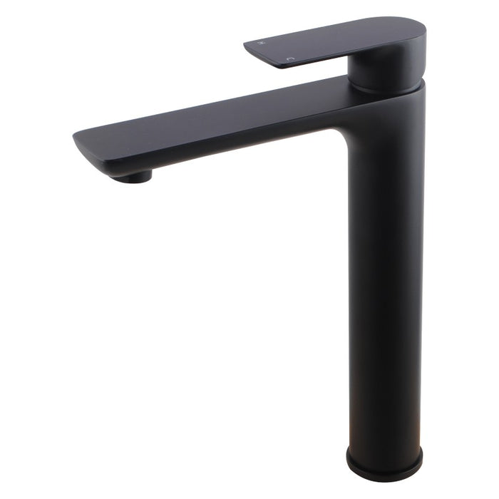 Soft Square Matte Black Basin Mixer