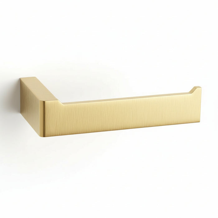 Toilet Roll Holder Square - Brushed Gold