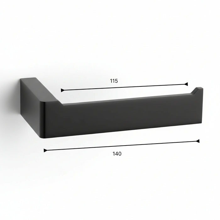 Toilet Roll Holder Square - Brushed Gold