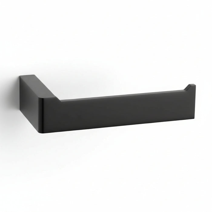 Toilet Roll Holder Square - Matte Black