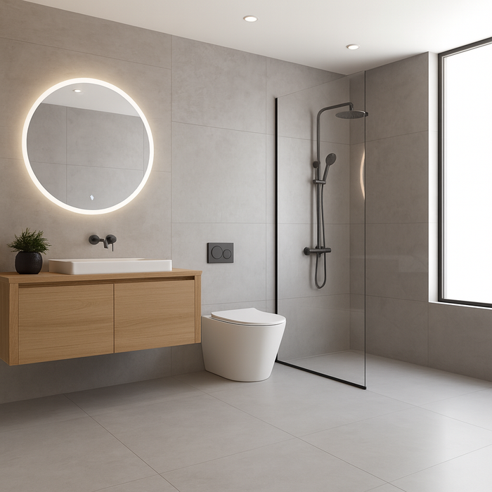 In-Wall Tornado Rimless Floor Toilet Pan