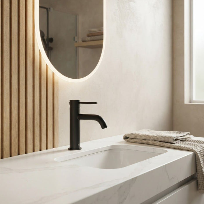 Arluno Short Basin Mixer Matte Black