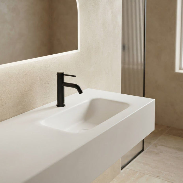 Arluno Short Basin Mixer Matte Black