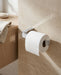 Square Chrome Toilet Roll Holder made from 304 stainless steel with concealed wall installation