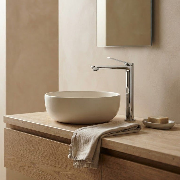 Rushy Tall Basin Mixer Chrome