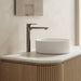 VOG Tall Basin Mixer Gunmetal with 161mm spout reach for an above counter basin