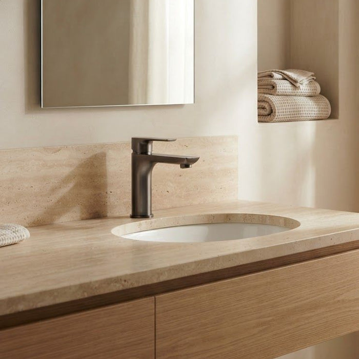 VOG Short Basin Mixer Gunmetal