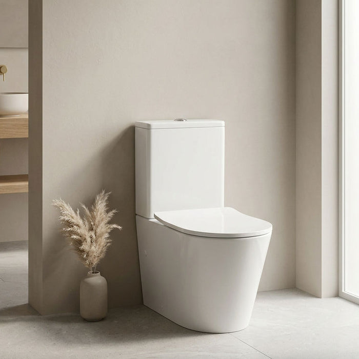 Rimless Two-Piece Toilet Suite