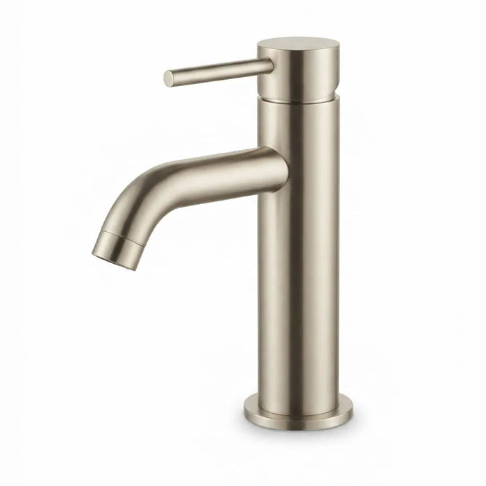 Arluno Short Basin Mixer Brushed Nickel