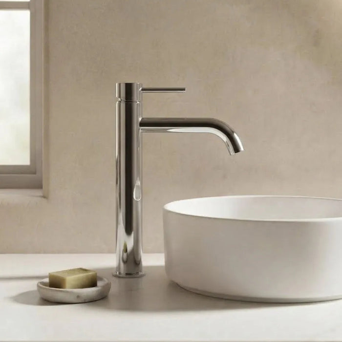 Arluno Tall Basin Mixer Chrome
