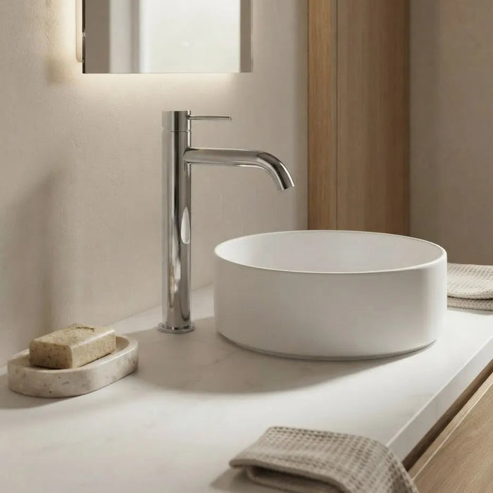 Arluno Tall Basin Mixer Chrome