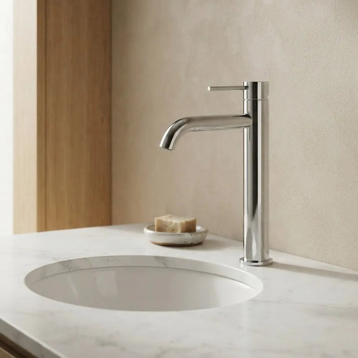 Arluno Tall Basin Mixer Chrome