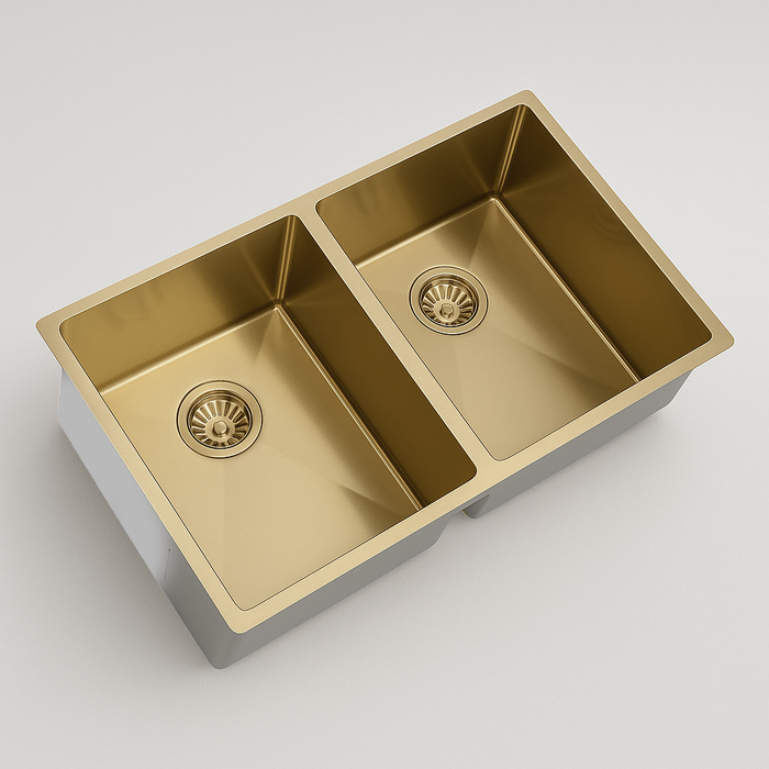 820 x 450 Stainless Steel Double Sink