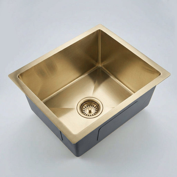 400 x 450 Brushed Gold Stainless Steel Sink