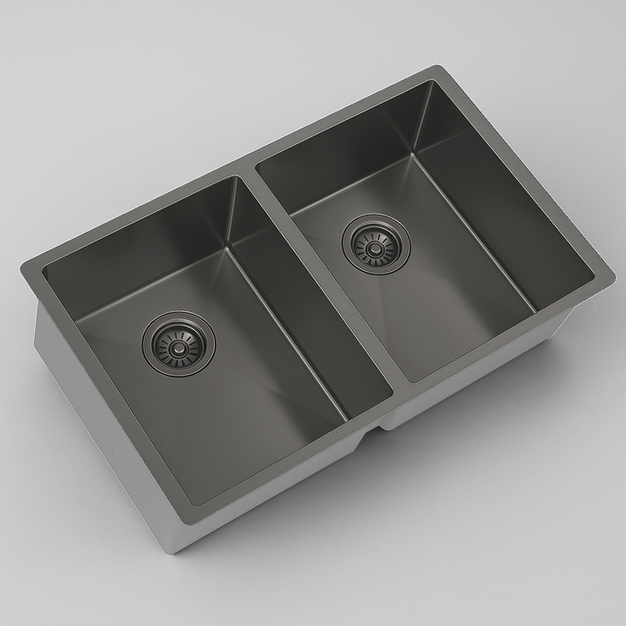 820 x 450 Stainless Steel Double Sink
