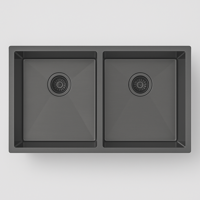 820 x 450 Stainless Steel Double Sink