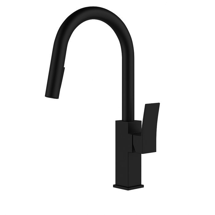 Square Pull Down Kitchen / Laundry Mixer