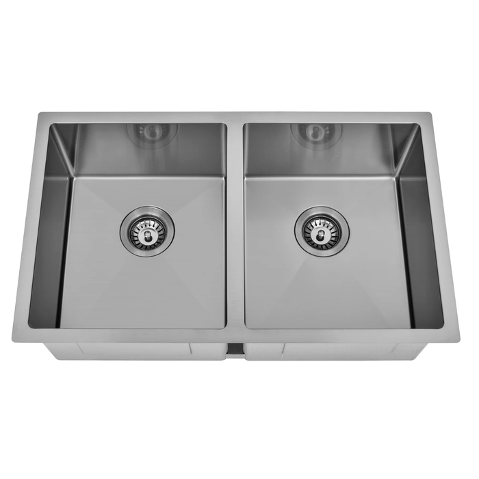 820 x 450 Stainless Steel Double Sink