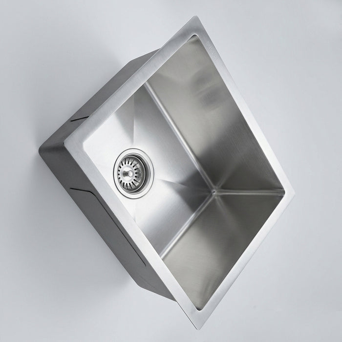 400 x 450 Chrome Stainless Steel Sink